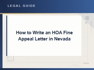 Nevada Hoa Fine Appeal Letter Guide